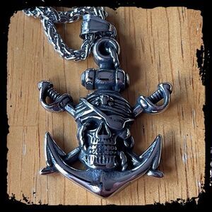 Stainless Steel Pirate Necklace